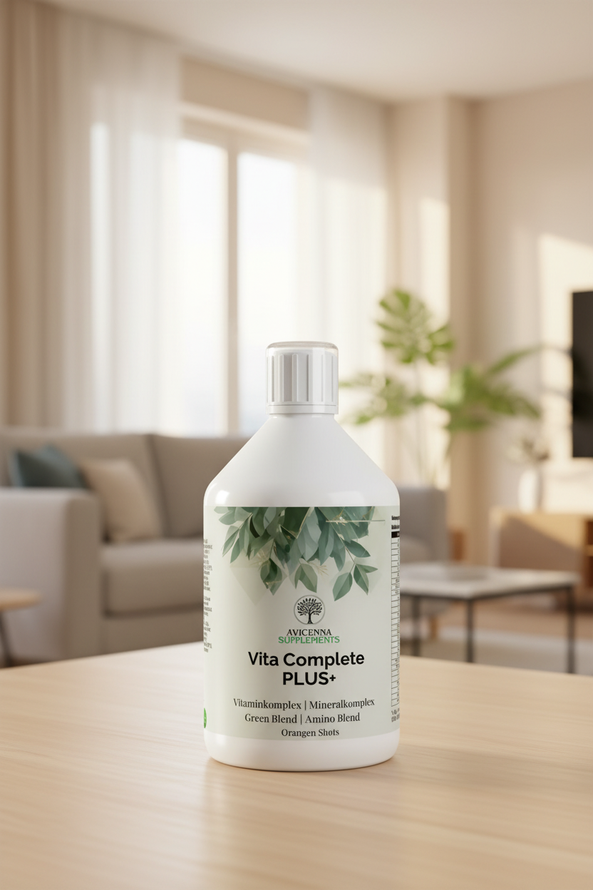 Vita Complete PLUS+ 50 vegane Shots - Fresh Orange - 500ml
