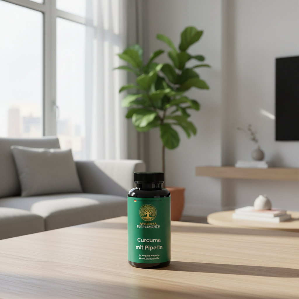 Kurkuma + Piperin - 60 Kapseln