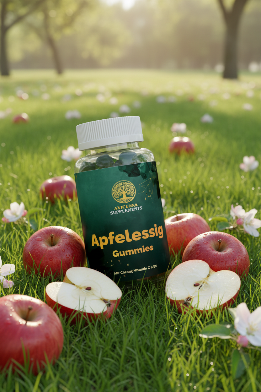 Apfelessig Gummies + C + B6 + Chrom - 60 Stk