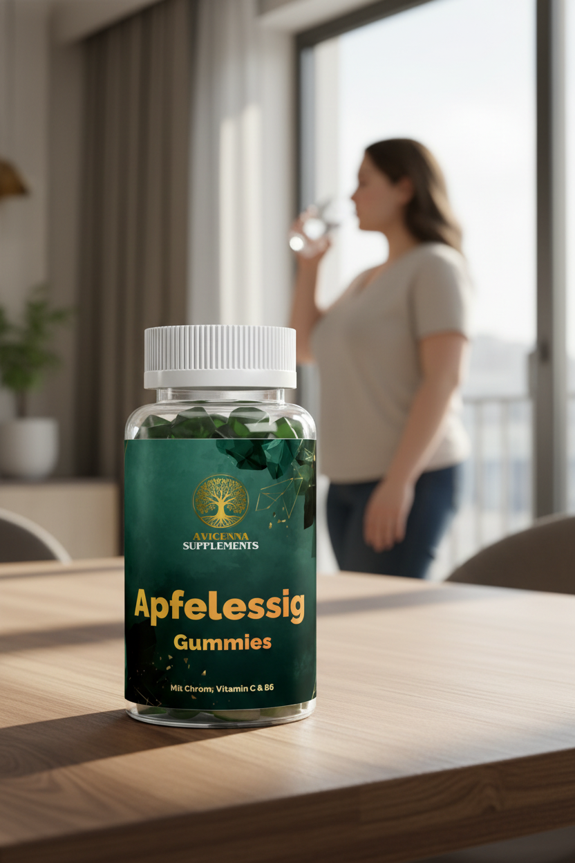 Apfelessig Gummies + C + B6 + Chrom - 60 Stk