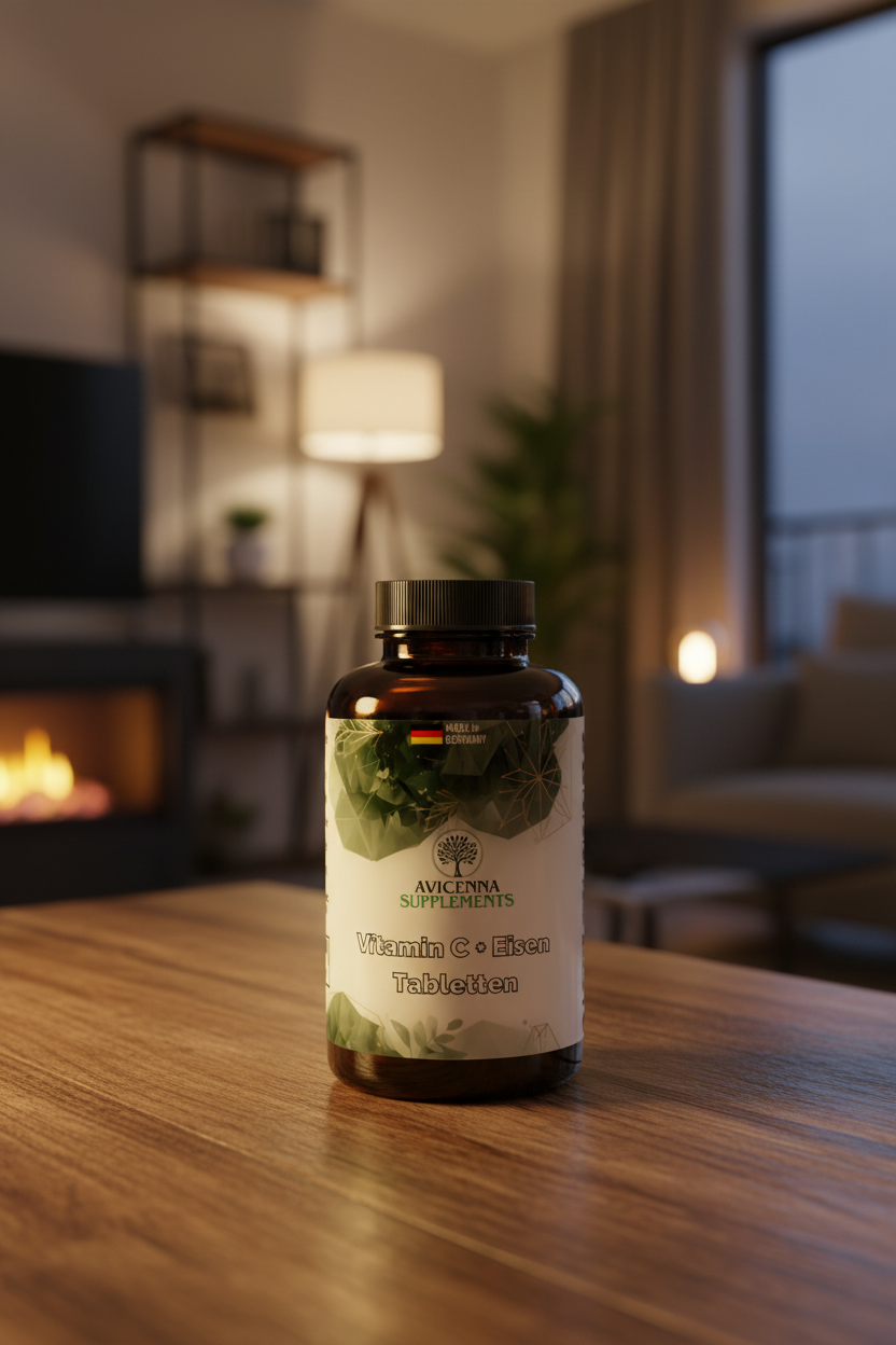 Eisen + Vitamin C - 120 vegane Tabletten