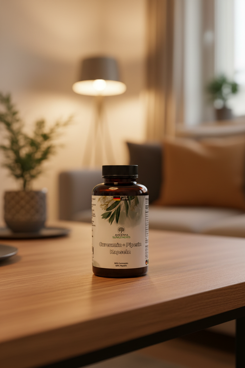 Curcuma (95% Curcumin) + Piperin - 60 vegane Kapseln