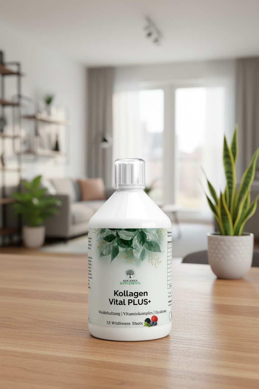 Kollagen Vital PLUS+ Shots (1500 DA) - Wild Berry - 500ml